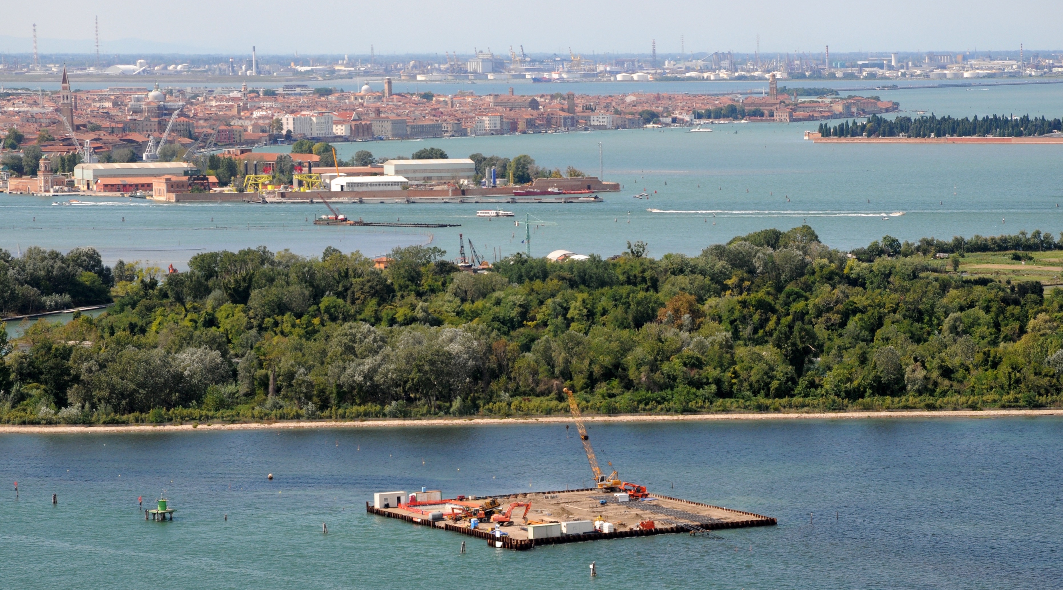Conectarea Arsenalului din Veneția cu Insula Nouă, parte a „Proiectului MOSE”